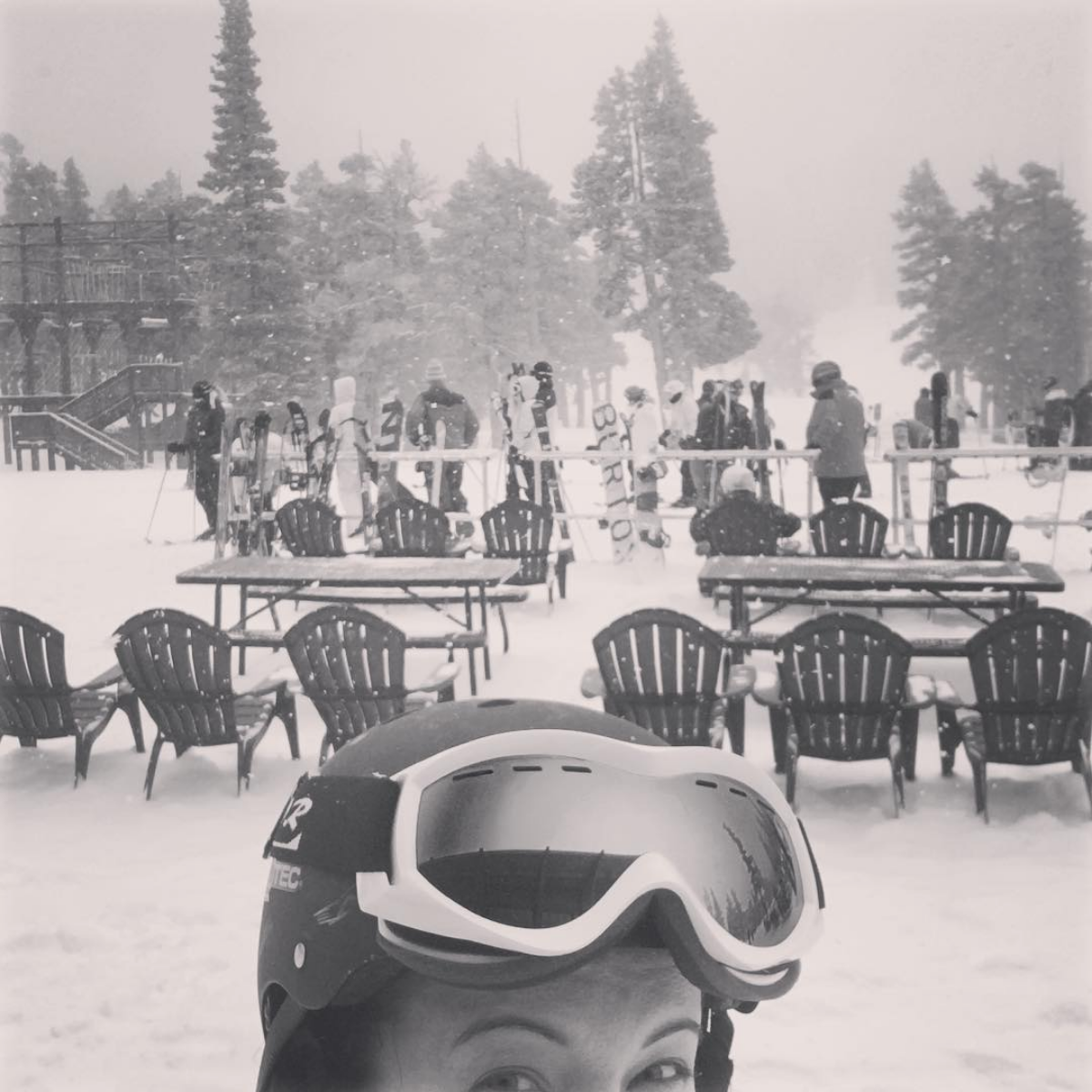 Photo of me in the snow in Tahoe